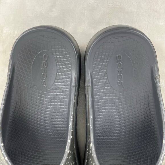 OOfos OOahh Luxe Slide Sandal M7 W9 Limited Edition Recovery‎ Shoe Prosecco Pop - Picture 6 of 14